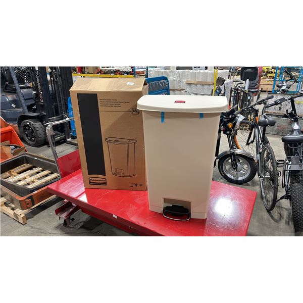 RUBBERMAID COMMERCIAL SLIMJIM STEP-ON WASTE RECEPTACLE *IN BOX*