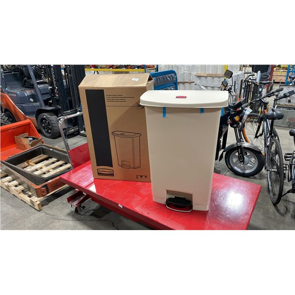 RUBBERMAID COMMERCIAL SLIMJIM STEP-ON WASTE RECEPTACLE *IN BOX*