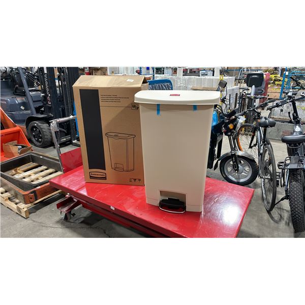RUBBERMAID COMMERCIAL SLIMJIM STEP-ON WASTE RECEPTACLE *IN BOX*