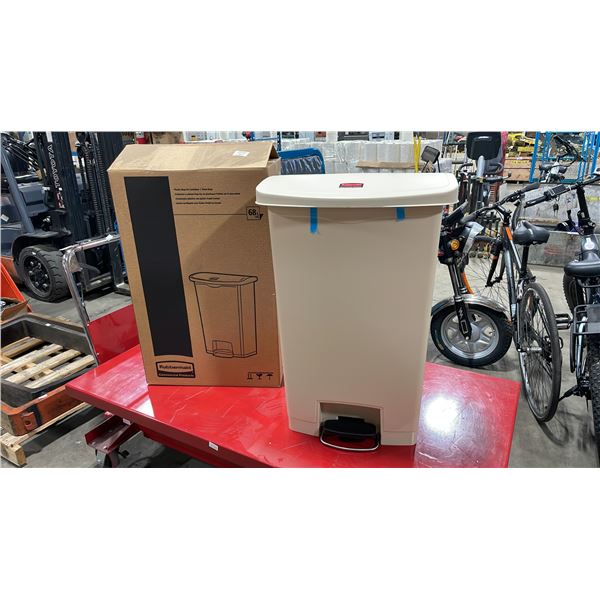 RUBBERMAID COMMERCIAL SLIMJIM STEP-ON WASTE RECEPTACLE *IN BOX*