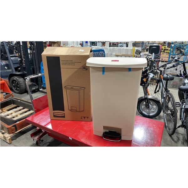 RUBBERMAID COMMERCIAL SLIMJIM STEP-ON WASTE RECEPTACLE *IN BOX*