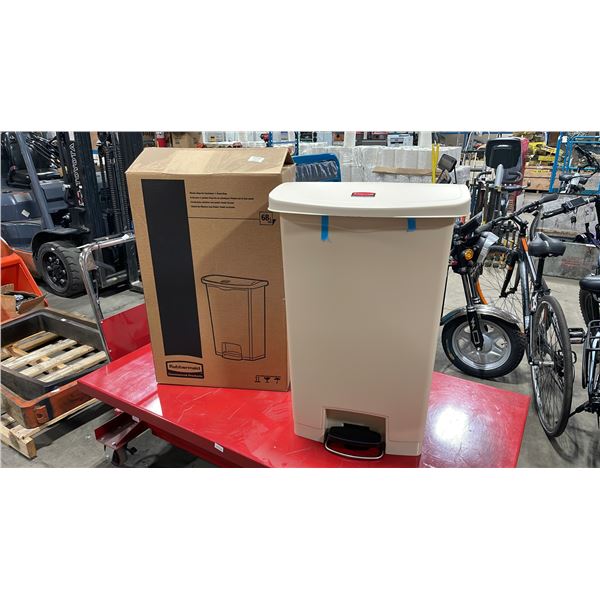 RUBBERMAID COMMERCIAL SLIMJIM STEP-ON WASTE RECEPTACLE *IN BOX*
