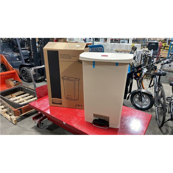 RUBBERMAID COMMERCIAL SLIMJIM STEP-ON WASTE RECEPTACLE *IN BOX*
