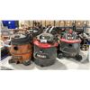 Image 1 : 4 RIGID WET/DRY VACUUMS AND 1 NXT WET/DRY VACUUM