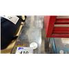 Image 2 : WORK TABLE WITH LEXAN TOP AND METAL LEGS