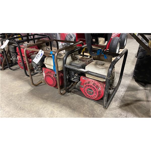 2 HONDA GX 160 5,5 GAS POWERED TRASH PUMPS *PARTS ONLY*