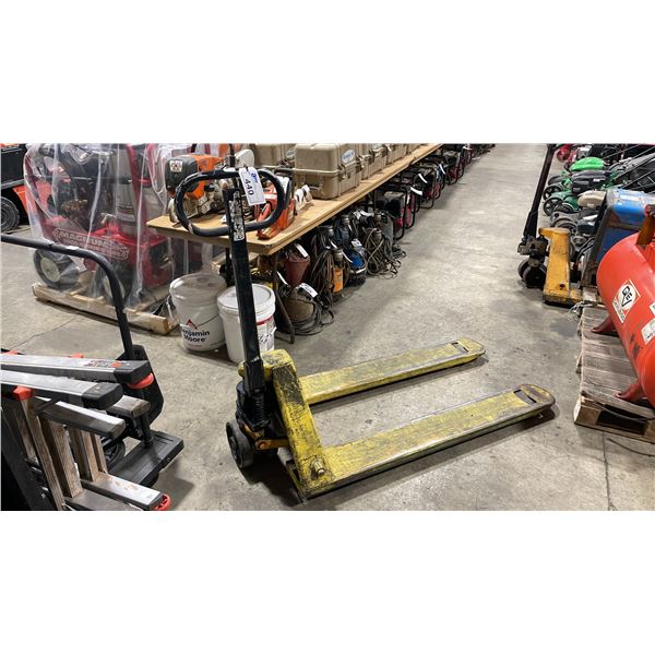YELLOW HYDRAULIC PALLET JACK