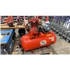 Image 1 : DEVILBISS ORANGE INDUSTRIAL AIR COMPRESSOR WITH BROOK 115/230V 2HP MOTOR