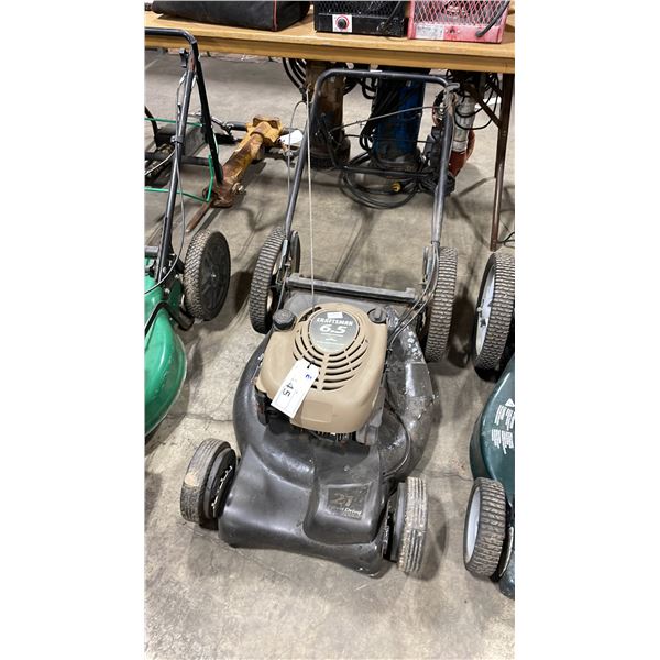 CRAFTSMAN SELF-PROPELLED WALK BEHIND GAS LAWNMOWER WITH 6.5HP MOTOR *NO GRASS CATCHER*