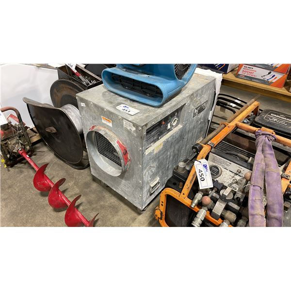 ABATEMENT TECHNOLOGIES PORTABLE INDUSTRIAL H1990HP HEPA-AIRE NEGATIVE AIR MACHINE