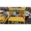 Image 2 : ULINE YELLOW 4' MOBILE FOLDING WAREHOUSE STAIRS