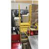 Image 3 : ULINE YELLOW 4' MOBILE FOLDING WAREHOUSE STAIRS