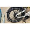 Image 3 : HIMIWAY ZEBRA WHITE 7 SPEED FAT TIRE FRONT SUSPENSION ELECTRIC BIKE WITH FULL DISC BRAKES