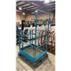 Image 2 : BLUE METAL 36"W X 42"D X 74"H INDUSTRIAL FORKLIFT MAN CAGE ATTACHMENT