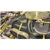 Image 2 : PALLET CRATE OF ASSORTED LARGE INDUSTRIAL LIFTING SLINGS *CRATE INCLUDED*