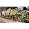 Image 2 : PALLET CRATE OF ASSORTED LARGE INDUSTRIAL LIFTING SLINGS *CRATE INCLUDED*