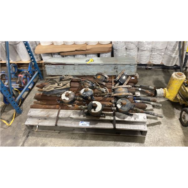 PALLET OF HEAVY DUTY INDUSTRIAL CEMENT VIBRATOR HEADS / DIAPHRAGM EXPANSION / ELECTRIC STRIPPING
