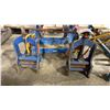 Image 2 : ASSORTED HEAVY DUTY BLUE PIPE CLAMPS & MUSTANG INDUSTRIAL GROUNDED PIPE SQUEEZE TOOLS