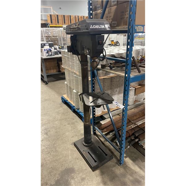 DELTA 16 1/2" ELECTRIC INDUSTRIAL FLOOR STANDING DRILL PRESS