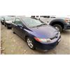 Image 4 : 2007 HONDA CIVIC, 2DRCP, BLUE, VIN 2HGFG11877H014405,