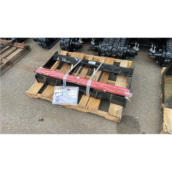 GIYI GY-BF47 BLACK INDUSTRIAL 47" SKID STEER BALE FORK ATTACHMENT