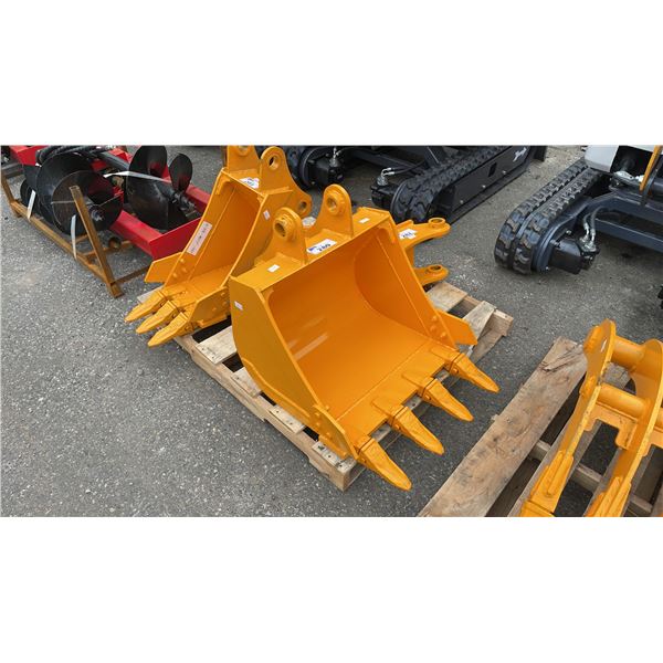 305 YELLOW INDUSTRIAL 24" EXCAVATOR DIGGING BUCKET
