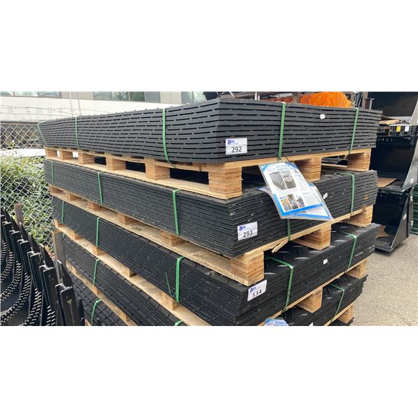 12 SHEETS OF SKLP SK-LJB12 POLYETHYLENE BOARD 47"L X 94 1/2"W X 1/2"T CONSTRUCTION ROADBED