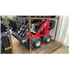 Image 1 : SDLANCH SL323WJ RED GAS POWERED MINI STAND ON SKID STEER WITH PNEUMATIC TIRES & TOOLBOX