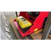 Image 5 : SDLANCH SL323WJ RED GAS POWERED MINI STAND ON SKID STEER WITH PNEUMATIC TIRES & TOOLBOX