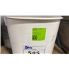 Image 3 : 4 LARGE PLASTIC PAILS & BLUE PLASTIC DISPENSER JUG OF ORGANIC GOLDEN JOJOBA OIL