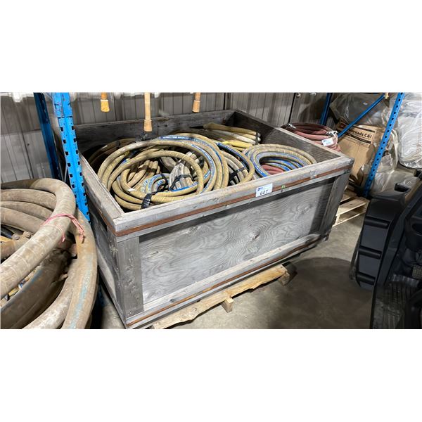 PALLET CRATE OF HEAVY DUTY INDUSTRIAL MAXIFLEX COMPRESSOR AIR HOSE *PALLET CRATE INCLUDED*