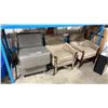 Image 1 : 4 PADDED CONSTRUCTION SITE OFFICE / RECEPTION CHAIRS *MUST TAKE ALL*