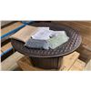Image 2 : PARAMOUNT FP-450 BRONZE CAST ALUMINUM OVAL PROPANE OUTDOOR FIRE TABLE WITH CONVERTIBLE BURNER