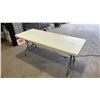 Image 2 : 2 FEATHERLITE INDUSTRIAL STEP LADDERS & 6' PLASTIC FOLDING TABLE