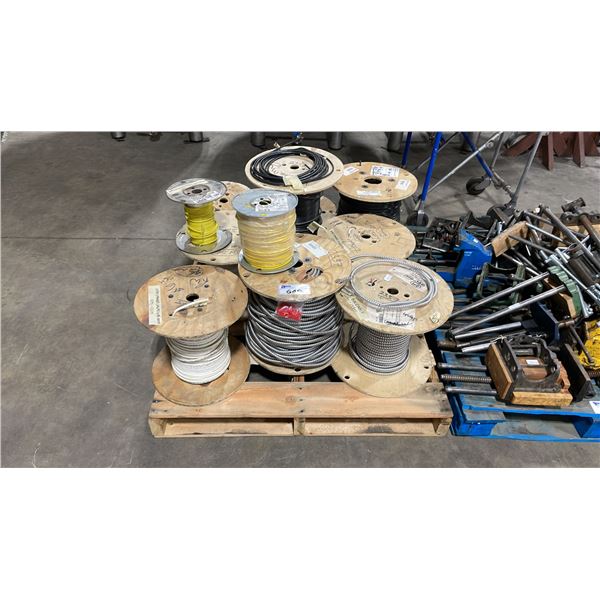 PALLET OF ASSORTED HEAVY DUTY ELECTRICAL WIRE / CABLE / TECH CABLE *MUST TAKE ALL*