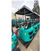 Image 2 : CGF INDUSTRIAL H15R TEAL GAS POWERED RUBBER TRACK MINI EXCAVATOR WITH ATTACHED