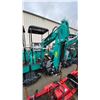 Image 4 : CGF INDUSTRIAL H15R TEAL GAS POWERED RUBBER TRACK MINI EXCAVATOR WITH ATTACHED