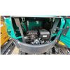Image 5 : CGF INDUSTRIAL QK16R TEAL GAS POWERED RUBBER TRACK MINI EXCAVATOR WITH ATTACHED