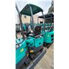 Image 2 : CGF INDUSTRIAL QK16R TEAL GAS POWERED RUBBER TRACK MINI EXCAVATOR WITH ATTACHED