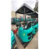 Image 2 : CGF INDUSTRIAL H15R TEAL GAS POWERED RUBBER TRACK MINI EXCAVATOR WITH ATTACHED