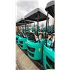 Image 3 : CGF INDUSTRIAL H15R TEAL GAS POWERED RUBBER TRACK MINI EXCAVATOR WITH ATTACHED