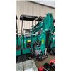 Image 4 : CGF INDUSTRIAL H15R TEAL GAS POWERED RUBBER TRACK MINI EXCAVATOR WITH ATTACHED