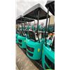 Image 3 : CGF INDUSTRIAL H15R TEAL GAS POWERED RUBBER TRACK MINI EXCAVATOR WITH ATTACHED