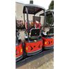 Image 2 : CGF INDUSTRIAL MX15RX RED GAS POWERED RUBBER TRACK MINI EXCAVATOR WITH ATTACHED