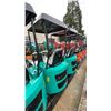 Image 2 : CGF INDUSTRIAL H15R TEAL GAS POWERED RUBBER TRACK MINI EXCAVATOR WITH ATTACHED