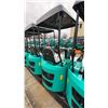 Image 3 : CGF INDUSTRIAL H15R TEAL GAS POWERED RUBBER TRACK MINI EXCAVATOR WITH ATTACHED
