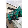 Image 4 : CGF INDUSTRIAL H15R TEAL GAS POWERED RUBBER TRACK MINI EXCAVATOR WITH ATTACHED