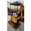 Image 2 : MIVA INDUSTRIAL VA13 YELLOW GAS POWERED RUBBER TRACK MINI EXCAVATOR WITH ATTACHED