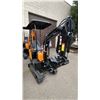 Image 4 : MIVA INDUSTRIAL VA13 YELLOW GAS POWERED RUBBER TRACK MINI EXCAVATOR WITH ATTACHED