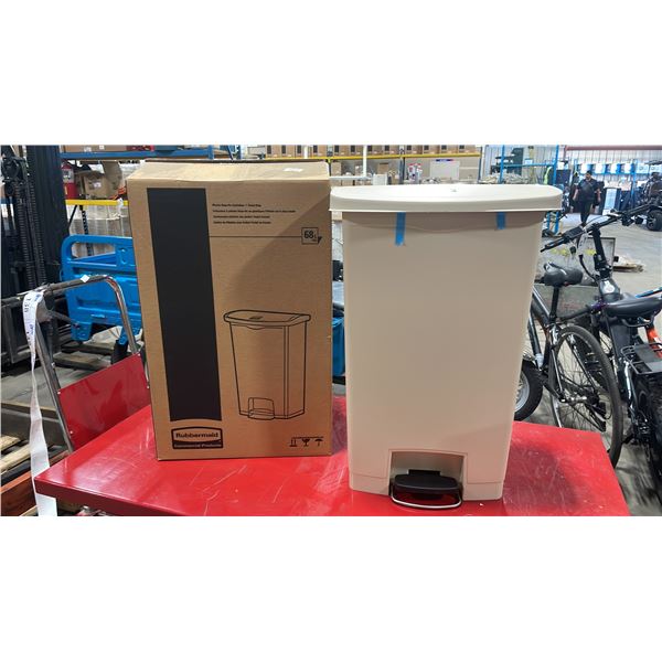 RUBBERMAID COMMERCIAL SLIMJIM STEP-ON WASTE RECEPTACLE *IN BOX*